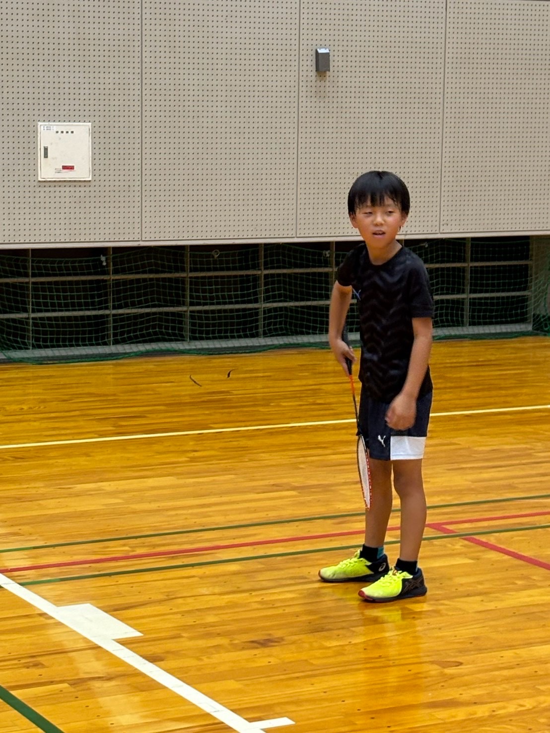 バドミントンの試合